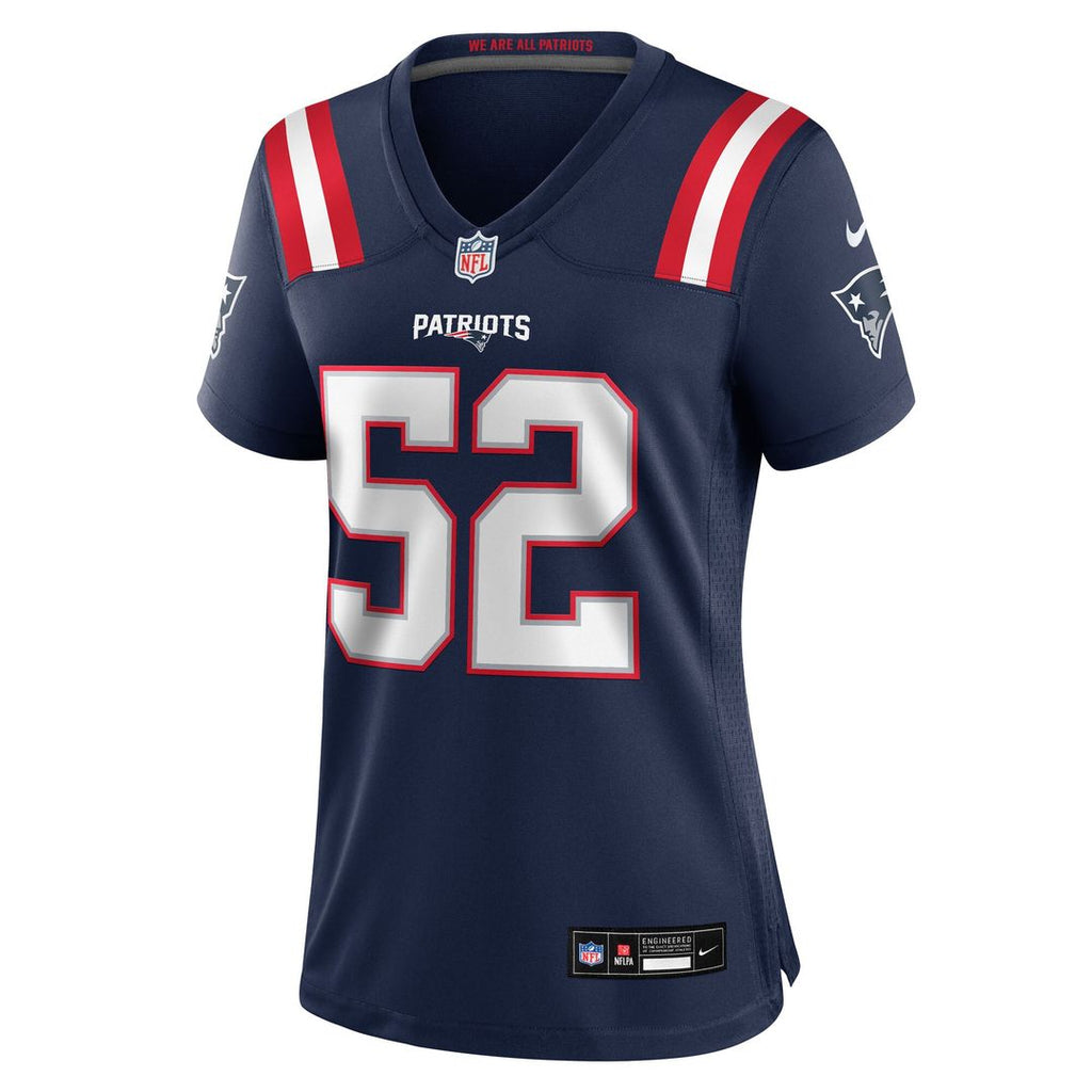 Marcus Bryant New England Patriots Nike Women's Team Game Jersey - Navy Official NFL Team Apparel Football Fan Gear