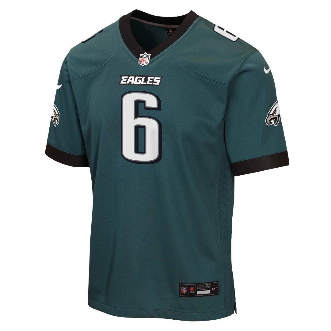 DeVonta Smith Philadelphia Eagles Nike Youth Game Jersey - Kelly Green Official NFL Team Apparel Football Fan Gear