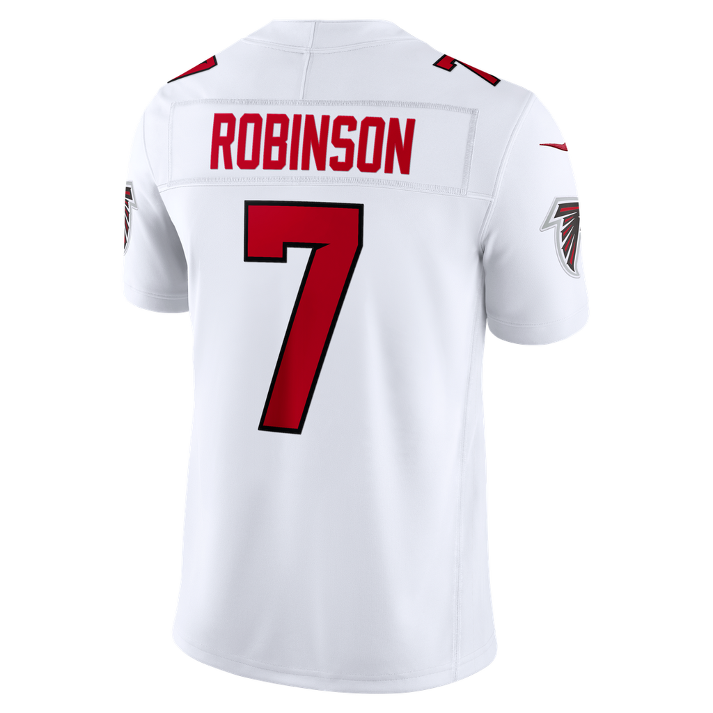 Bijan Robinson Atlanta Falcons Nike Vapor F.U.S.E. Stitched Limited Jersey - White Official NFL Team Apparel Football Fan Gear