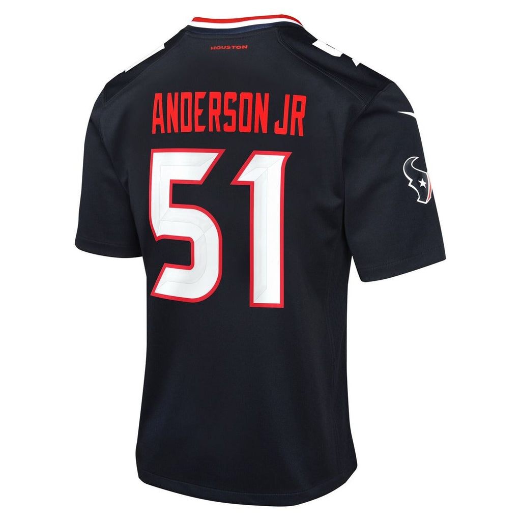 Will Anderson Jr. Houston Texans Nike Youth Game Jersey - White Official NFL Team Apparel Football Fan Gear
