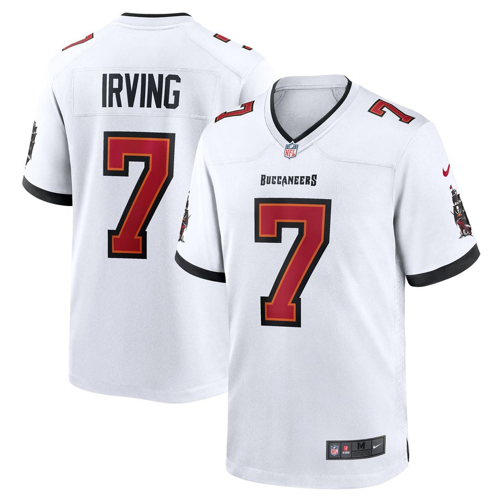 Bucky Irving Tampa Bay Buccaneers Nike Game Jersey - White Official NFL Team Apparel Football Fan Gear