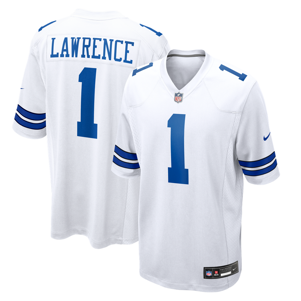 Malachi Lawrence Dallas Cowboys Nike Game Jersey - White Official NFL Team Apparel Football Fan Gear
