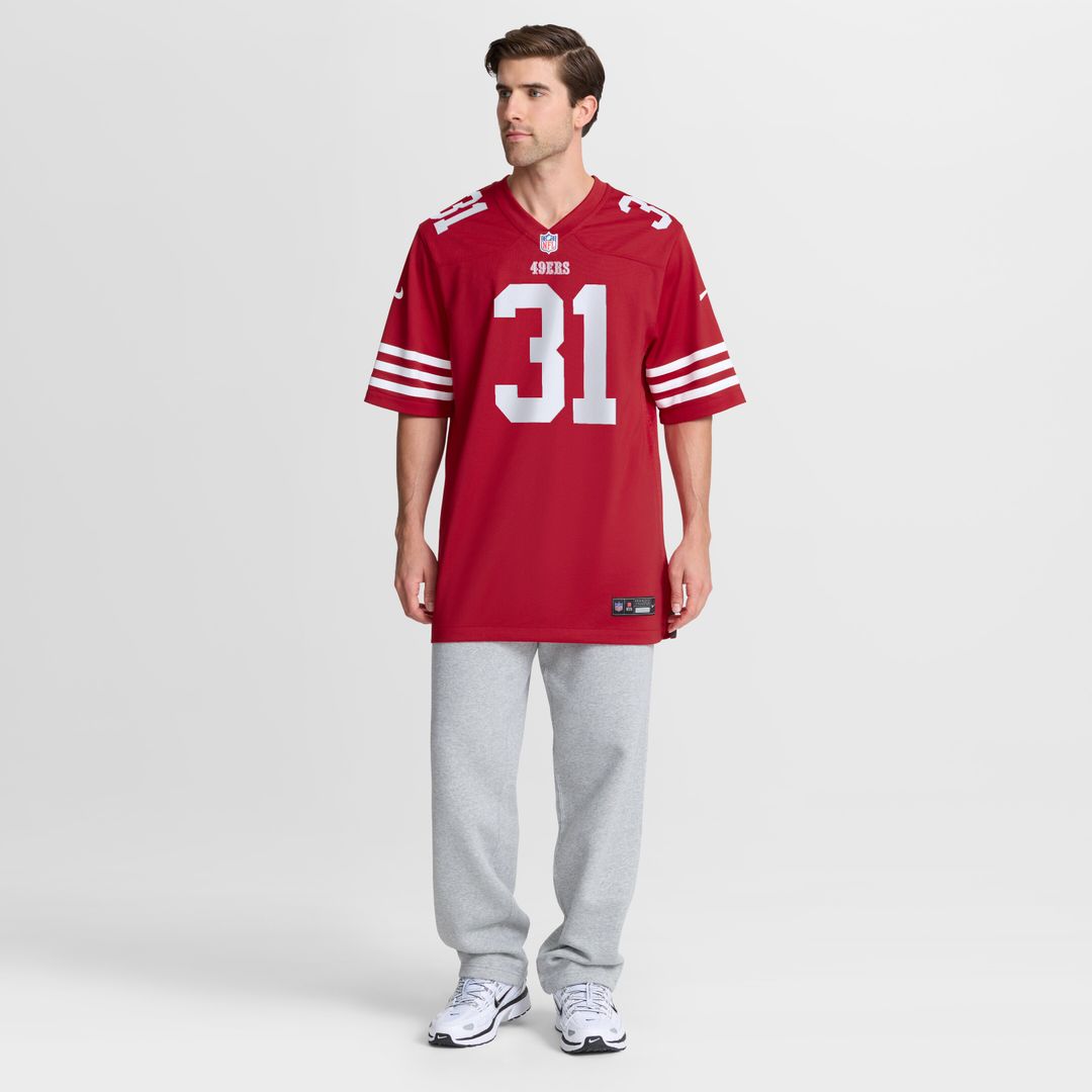 Isaac Guerendo San Francisco 49ers Nike Game Jersey - Scarlet Official NFL Team Apparel Football Fan Gear