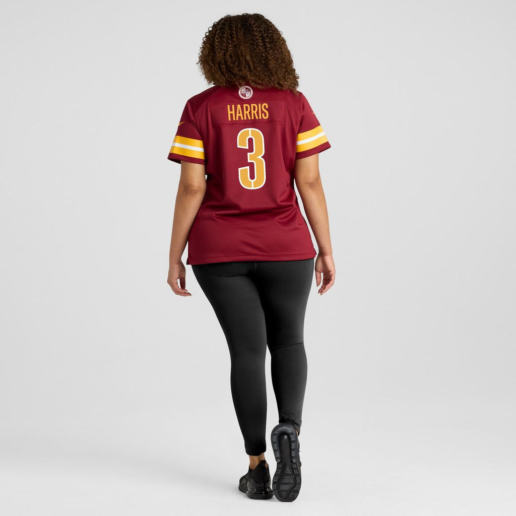 Will Harris Washington Commanders Nike Women's Team Game Jersey - Burgundy Official NFL Team Apparel Football Fan Gear