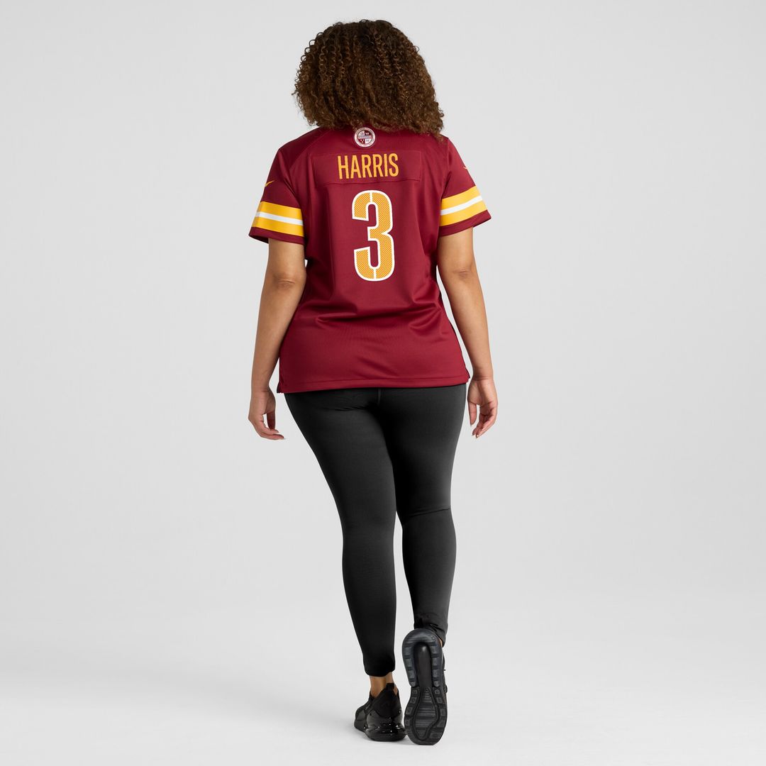 Will Harris Washington Commanders Nike Women's Team Game Jersey - Burgundy Official NFL Team Apparel Football Fan Gear
