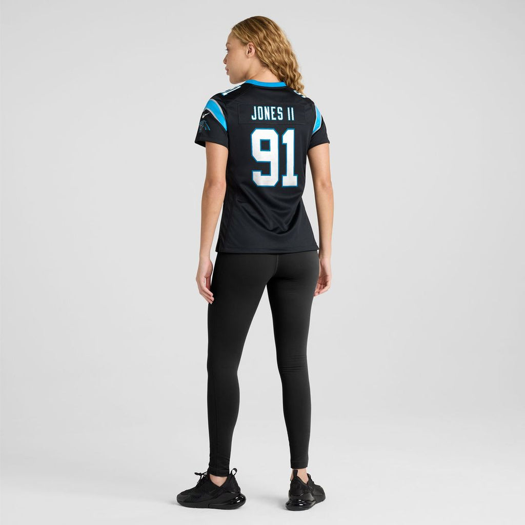 Patrick Jones II Carolina Panthers Nike Women's Team Game Jersey - Black Official NFL Team Apparel Football Fan Gear