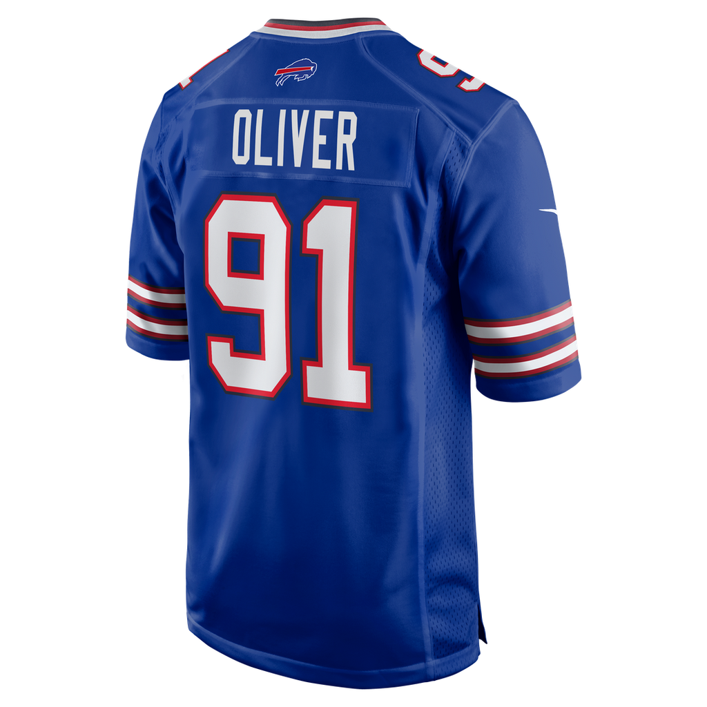 Ed Oliver Buffalo Bills Nike Team Game Player Jersey - Royal Official NFL Team Apparel Football Fan Gear