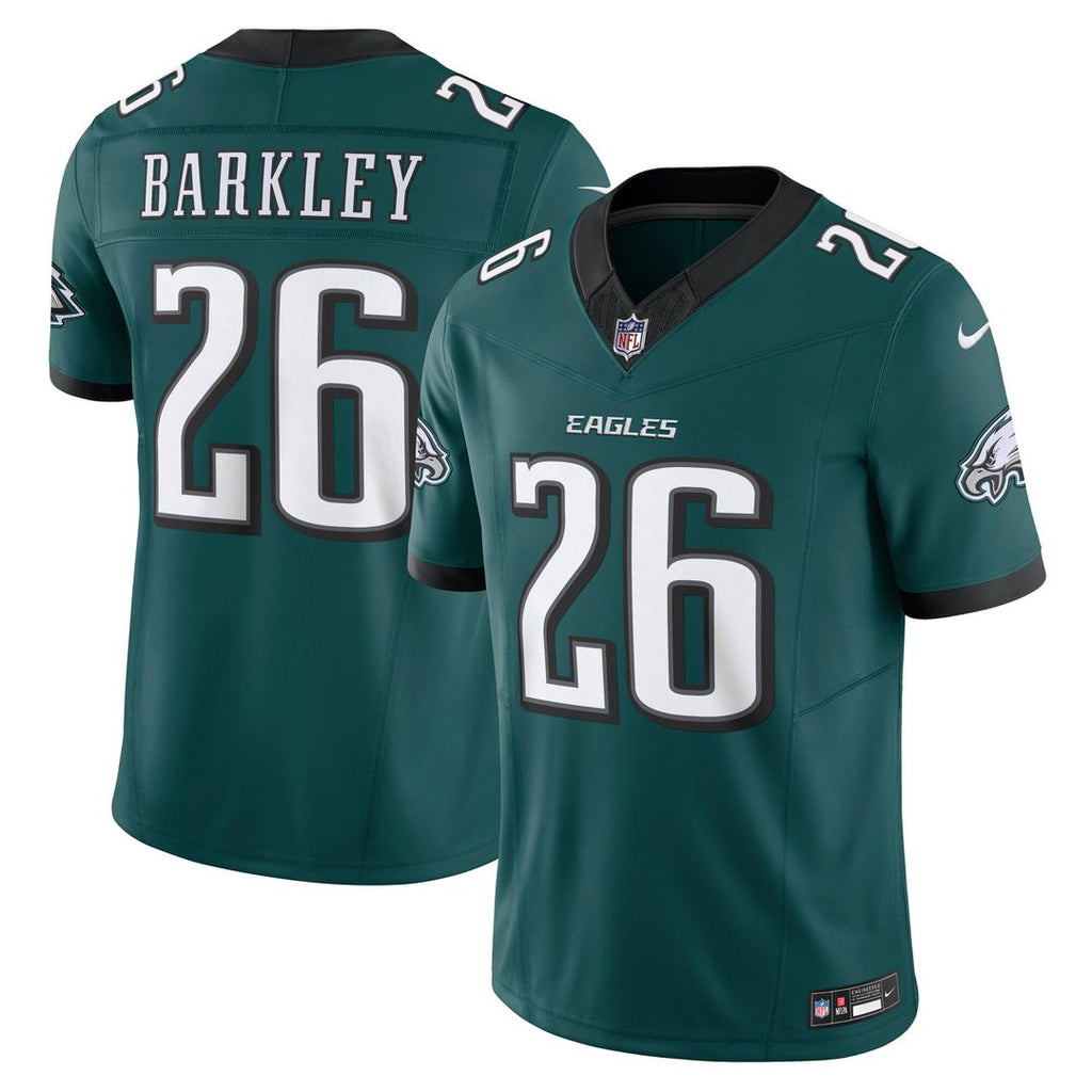 Saquon Barkley Philadelphia Eagles Nike Vapor F.U.S.E. Limited Jersey - Midnight Green Official NFL Team Apparel Football Fan Gear