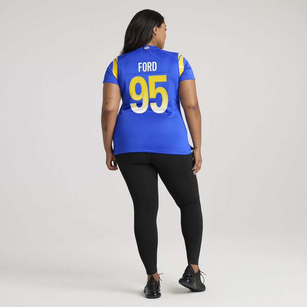 Poona Ford Los Angeles Rams Nike Women's Team Game Jersey - Royal Official NFL Team Apparel Football Fan Gear