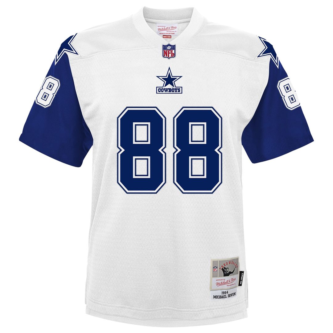 Michael Irvin Dallas Cowboys Mitchell & Ness Infant 1994 Alternate Legacy Jersey - White Official NFL Team Apparel Football Fan Gear