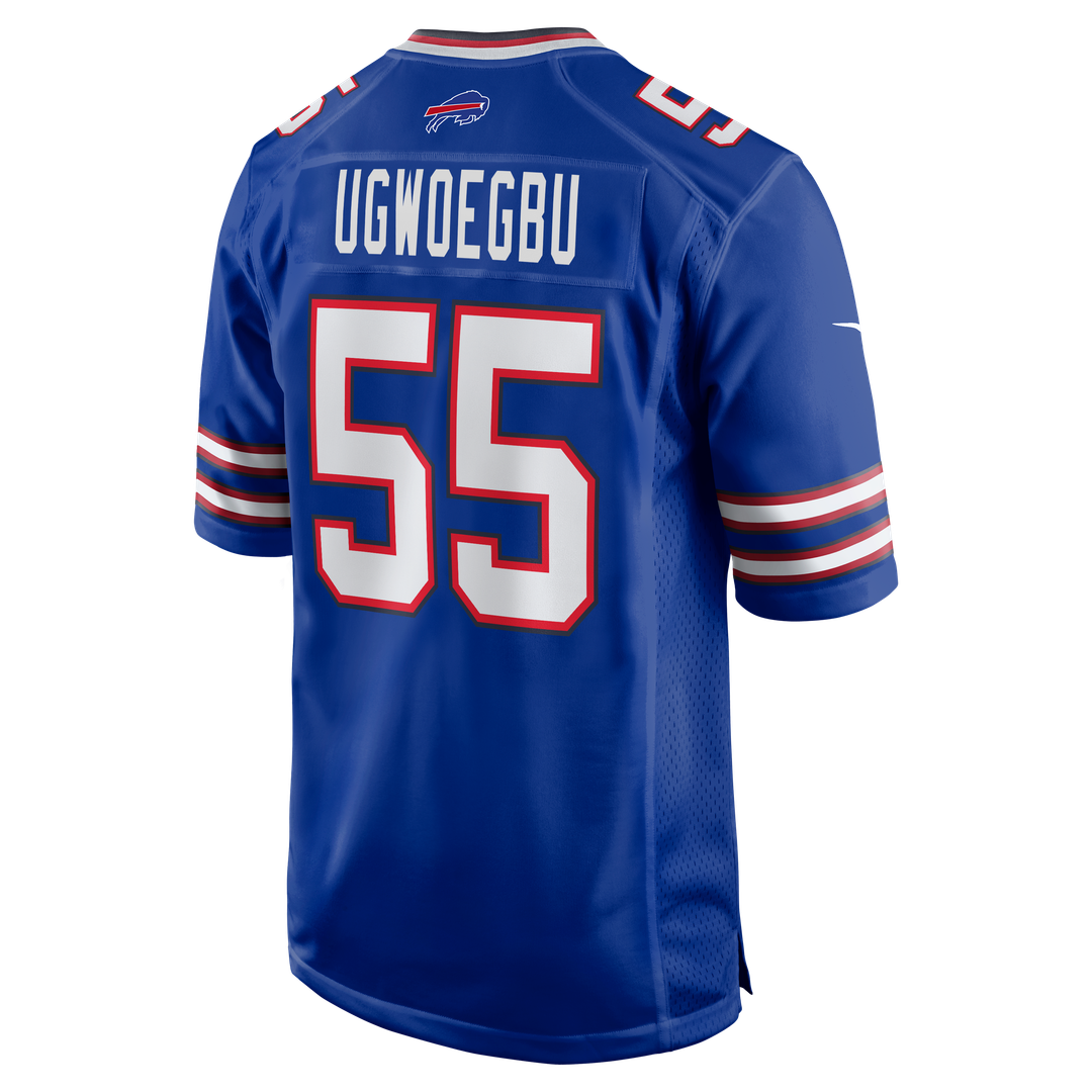 David Ugwoegbu Buffalo Bills Nike Game Jersey - Royal Official NFL Team Apparel Football Fan Gear
