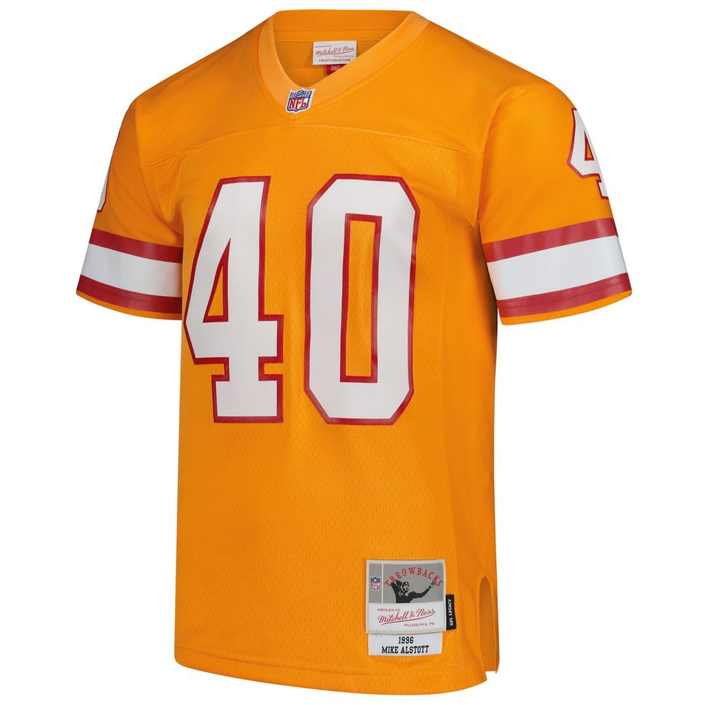 Mike Alstott Tampa Bay Buccaneers Mitchell & Ness Legacy Replica Jersey - Orange Official NFL Team Apparel Football Fan Gear