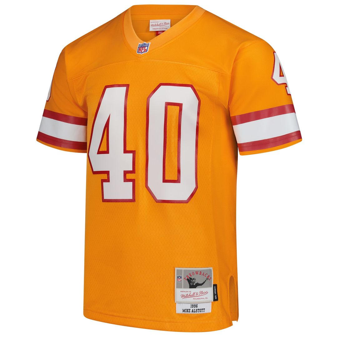 Mike Alstott Tampa Bay Buccaneers Mitchell & Ness Legacy Replica Jersey - Orange Official NFL Team Apparel Football Fan Gear