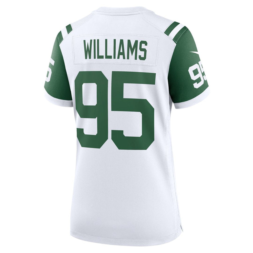 Quinnen Williams New York Jets Nike Women's Classic Alternate Game Jersey - White Official NFL Team Apparel Football Fan Gear
