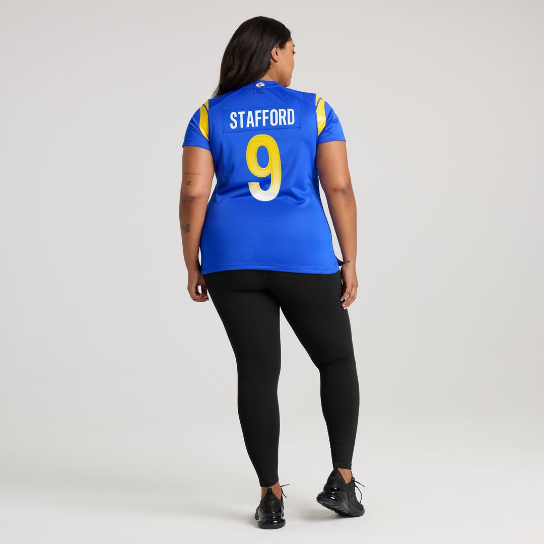 Matthew Stafford Los Angeles Rams Nike Women's Game Jersey - Royal Official NFL Team Apparel Football Fan Gear