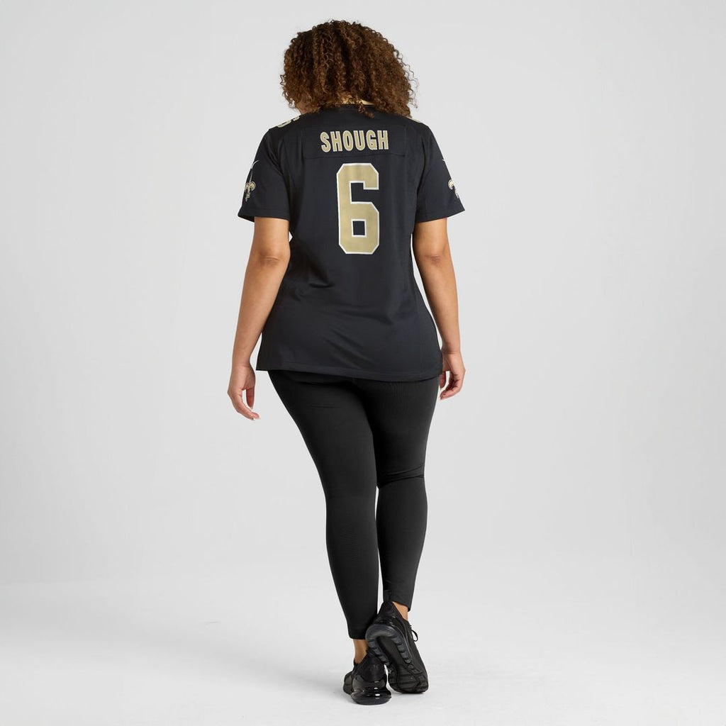 Tyler Shough New Orleans Saints Nike Women's Game Jersey - Black Official NFL Team Apparel Football Fan Gear