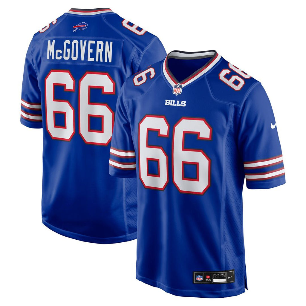 Connor McGovern Buffalo Bills Nike Game Player Jersey - Royal Official NFL Team Apparel Football Fan Gear