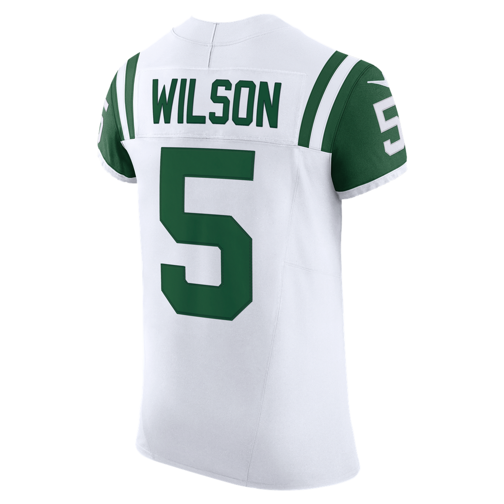 Garrett Wilson New York Jets Nike Classic Alternate Vapor F.U.S.E. Elite Jersey - White Official NFL Team Apparel Football Fan Gear