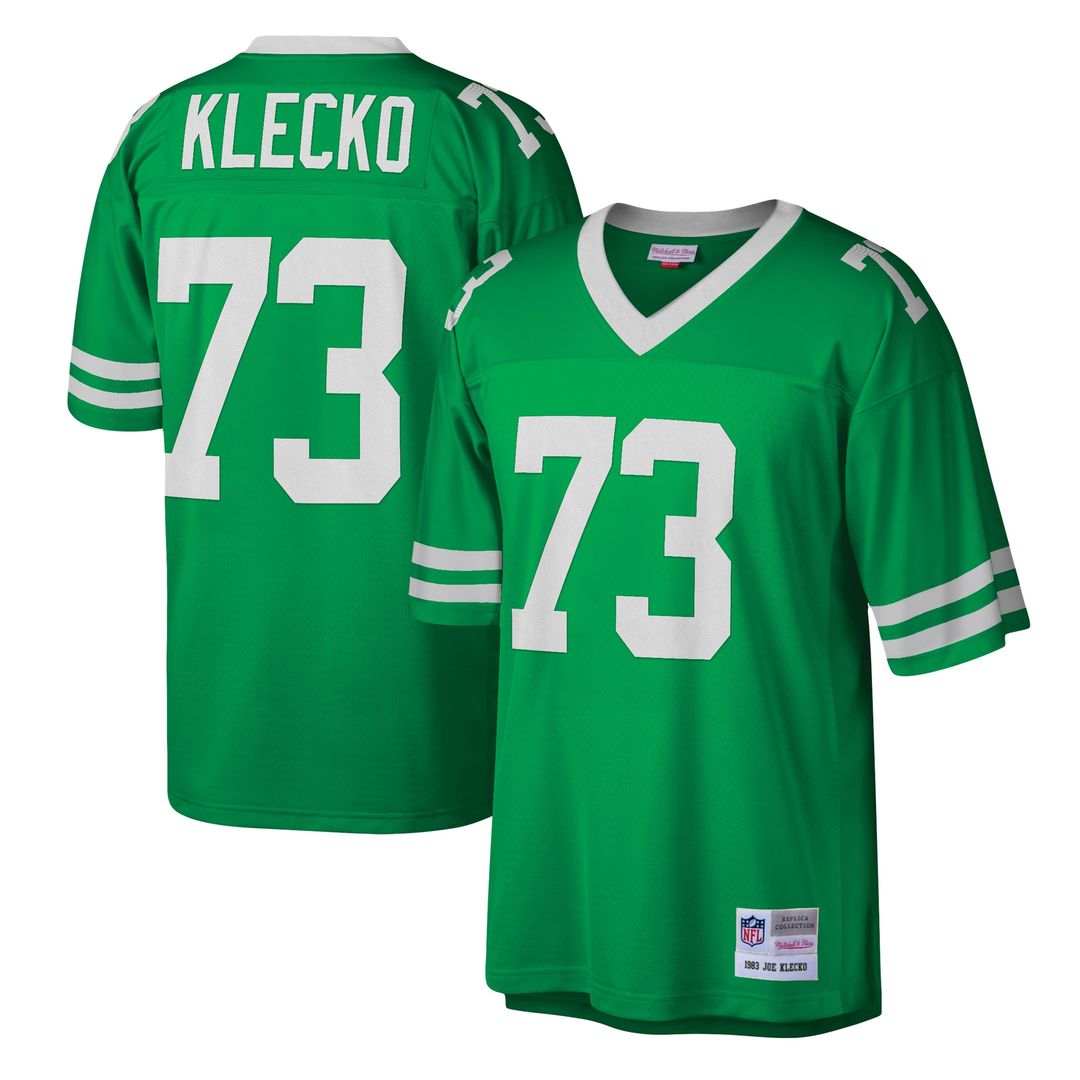 Joe Klecko New York Jets Mitchell & Ness Legacy Replica Jersey - Kelly Green Official NFL Team Apparel Football Fan Gear