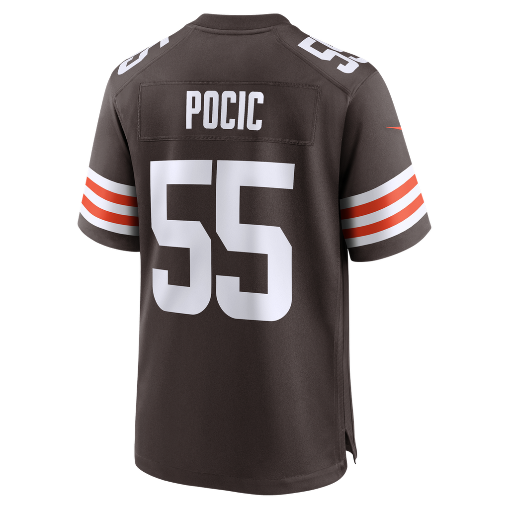 Ethan Pocic Cleveland Browns Nike Game Jersey - Brown Official NFL Team Apparel Football Fan Gear