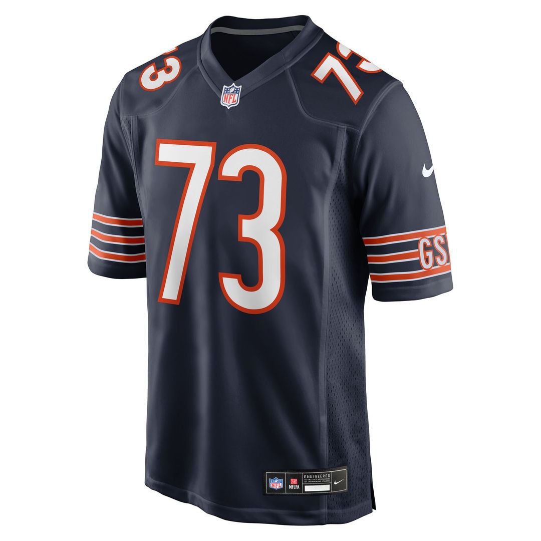 Jonah Jackson Chicago Bears Nike Team Game Jersey - Navy Official NFL Team Apparel Football Fan Gear