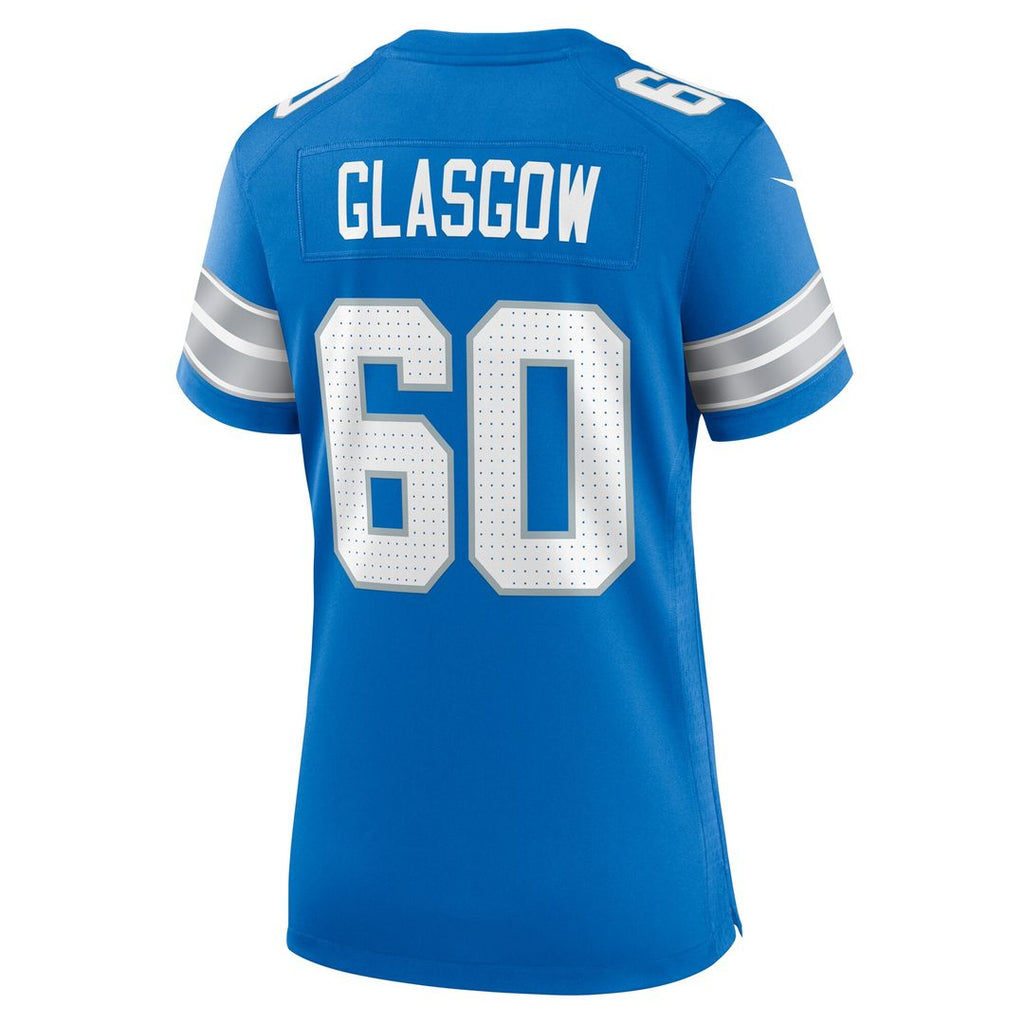 Graham Glasgow Detroit Lions Nike Women's Team Game Jersey - Blue Official NFL Team Apparel Football Fan Gear