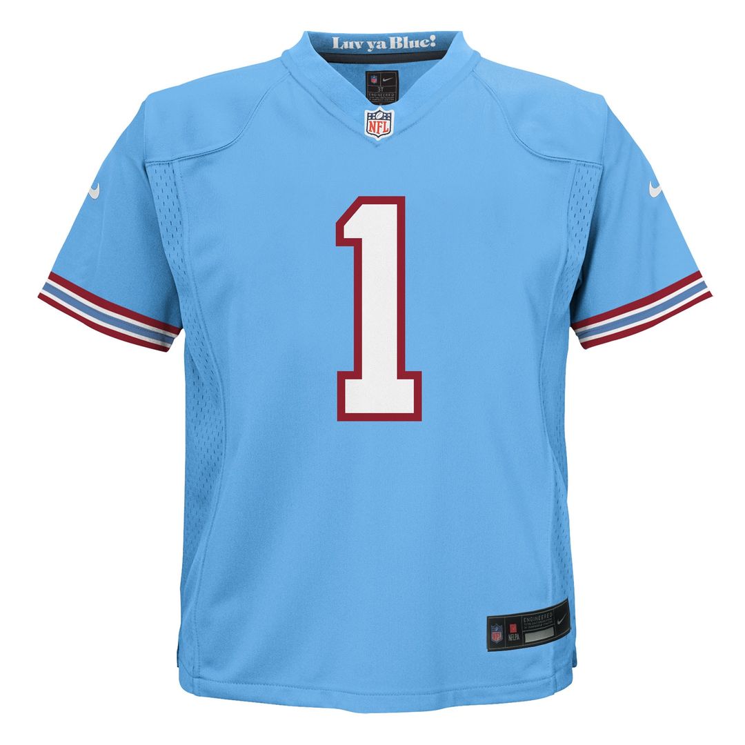 Cameron Ward Tennessee Titans Nike Infant Alternate Player Game Jersey - Light Blue Official NFL Team Apparel Football Fan Gear