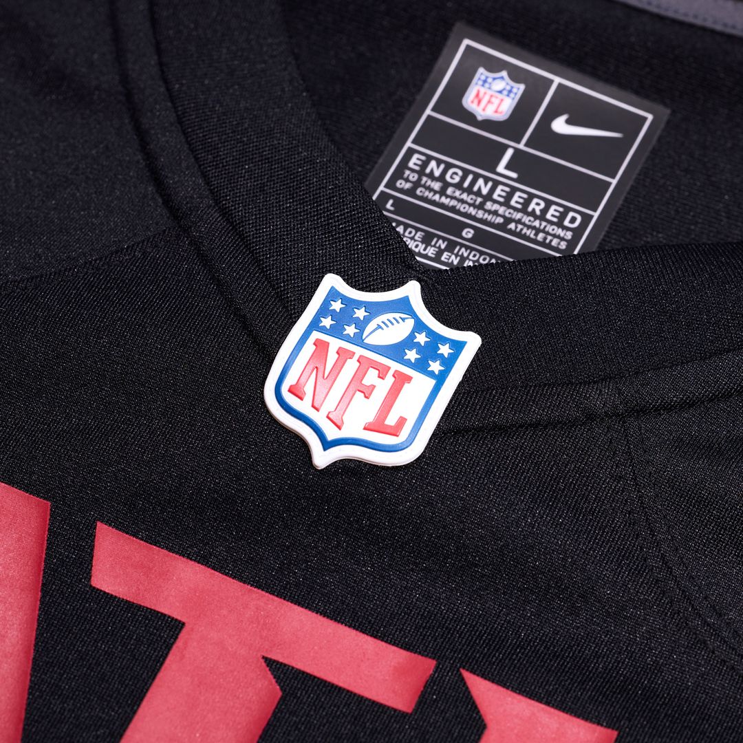 Kyle Pitts Sr. Atlanta Falcons Nike Team Game Jersey - Black Official NFL Team Apparel Football Fan Gear