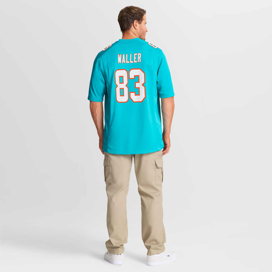 Darren Waller Miami Dolphins Nike Team Game Jersey - Aqua Official NFL Team Apparel Football Fan Gear