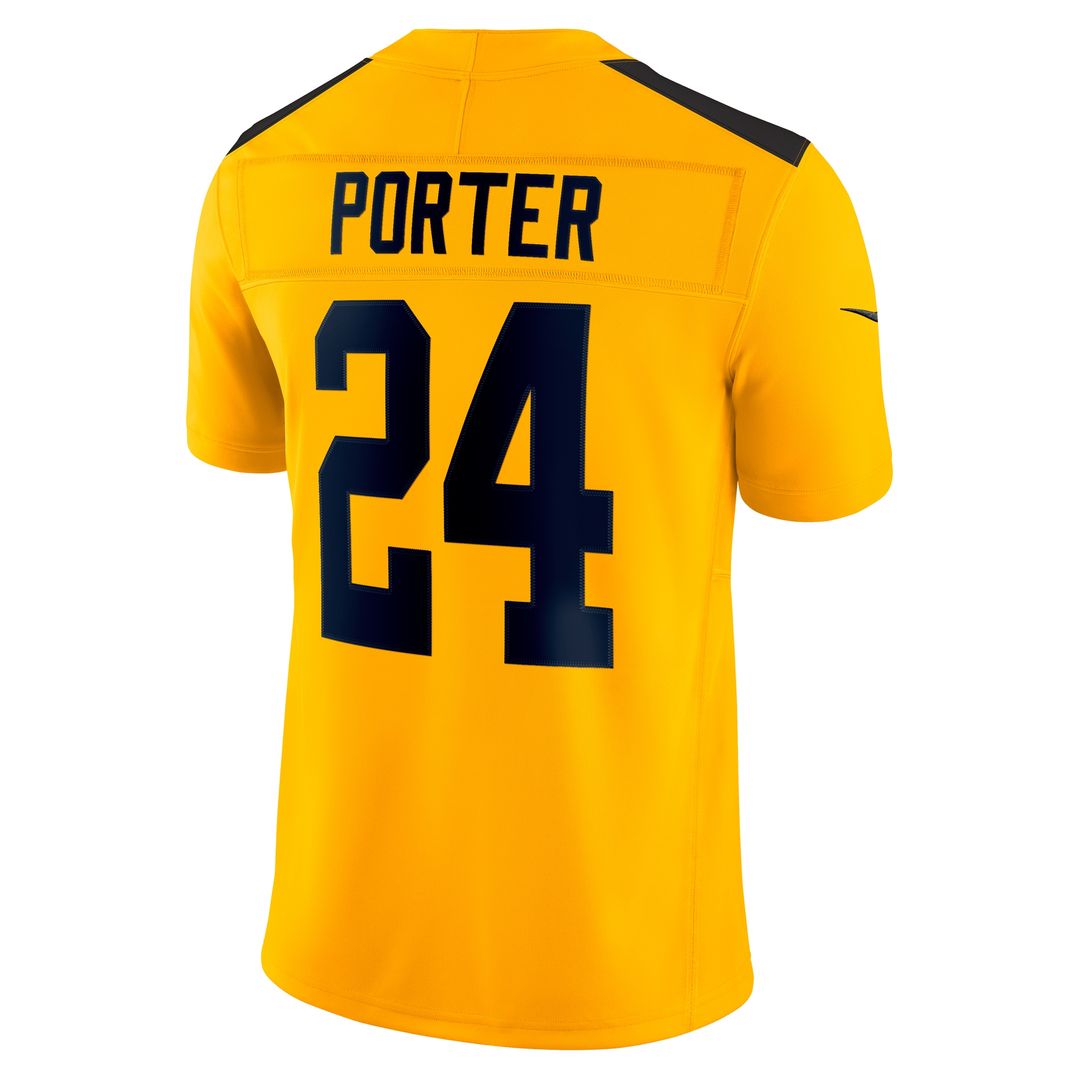 Joey Porter Jr. Pittsburgh Steelers Nike Vapor F.U.S.E. Limited Jersey - White Official NFL Team Apparel Football Fan Gear