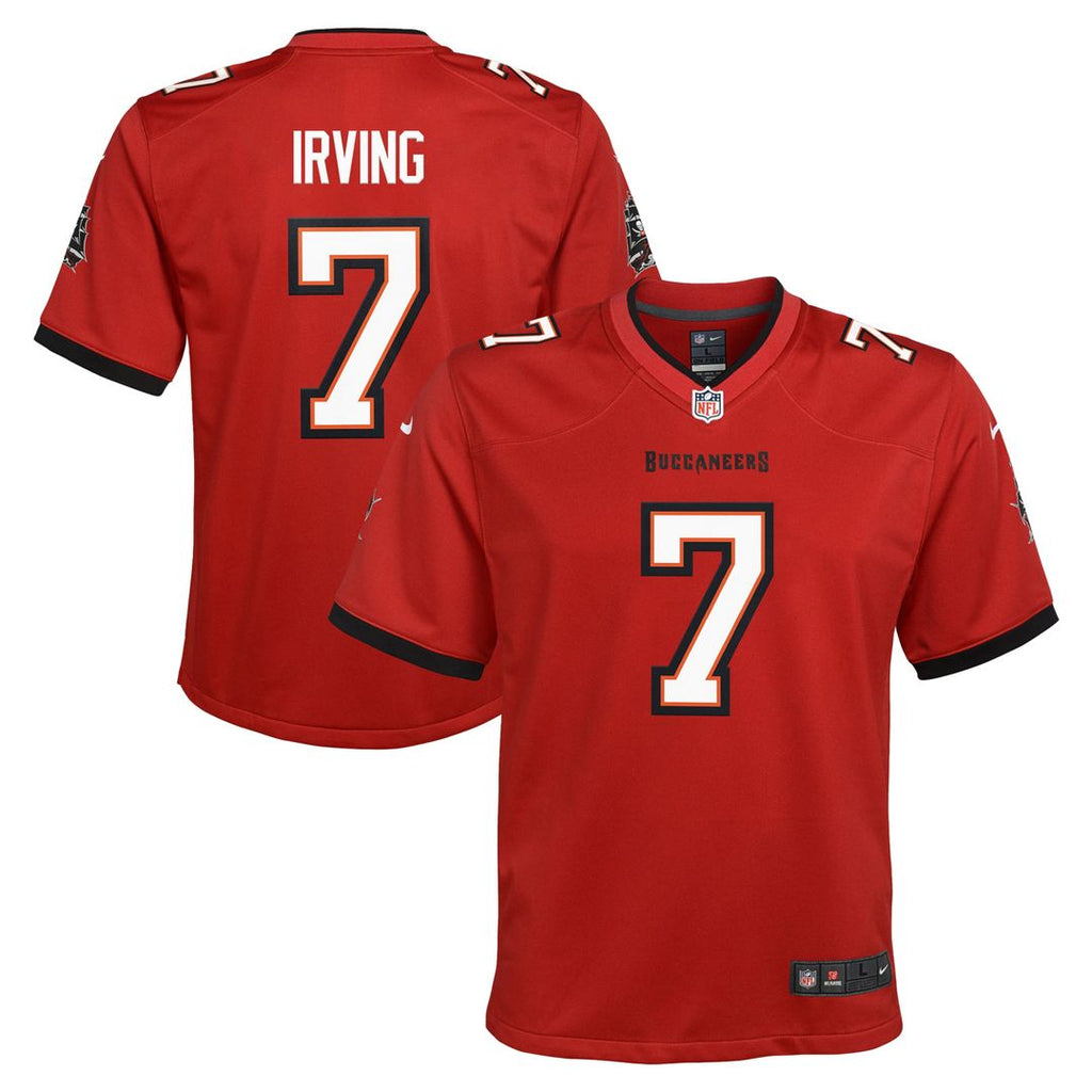 Bucky Irving Tampa Bay Buccaneers Nike Youth Game Jersey - Red Official NFL Team Apparel Football Fan Gear