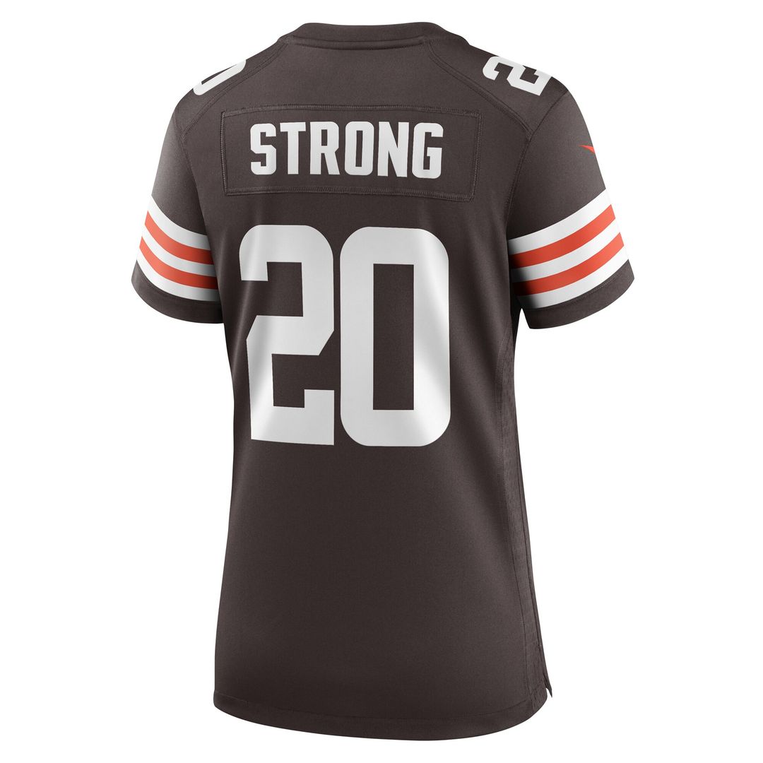 Pierre Strong Jr. Cleveland Browns Nike Women's Team Game Jersey - Brown Official NFL Team Apparel Football Fan Gear