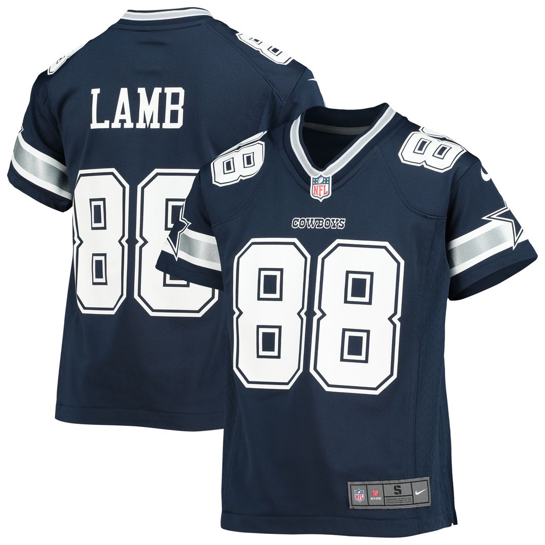 CeeDee Lamb Dallas Cowboys Nike Youth Alternate Game Jersey - White Official NFL Team Apparel Football Fan Gear