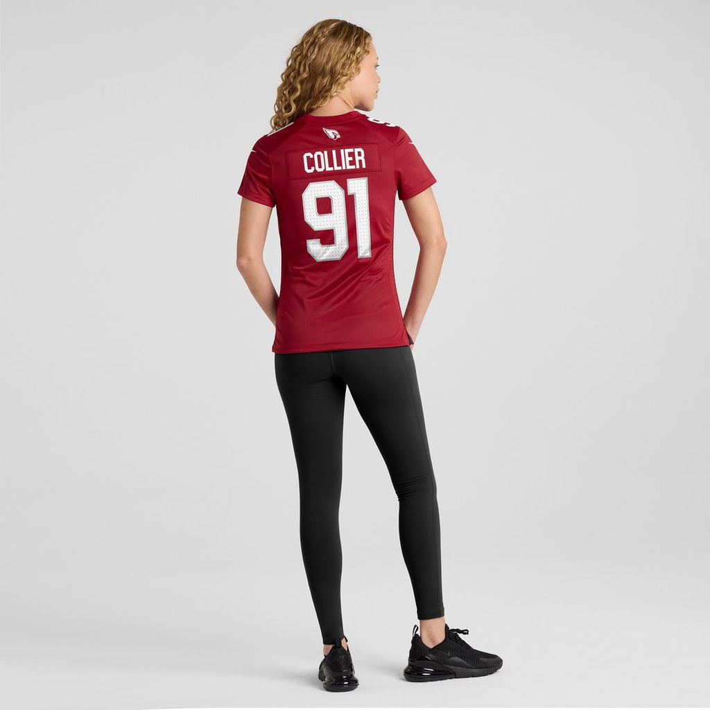 L.J. Collier Arizona Cardinals Nike Women's Game Jersey - Cardinal Official NFL Team Apparel Football Fan Gear