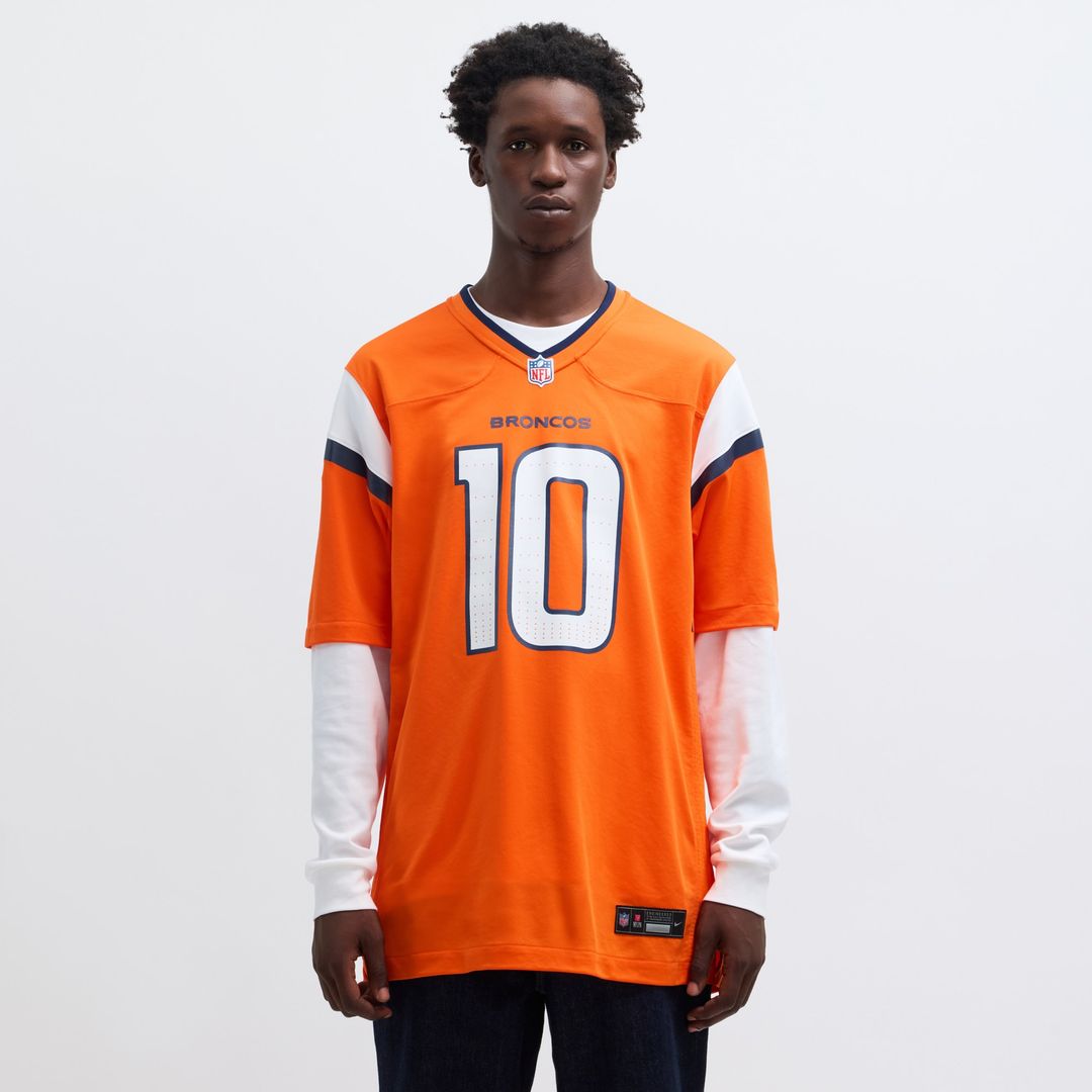 Bo Nix Denver Broncos Nike Alternate Game Jersey - Navy Official NFL Team Apparel Football Fan Gear