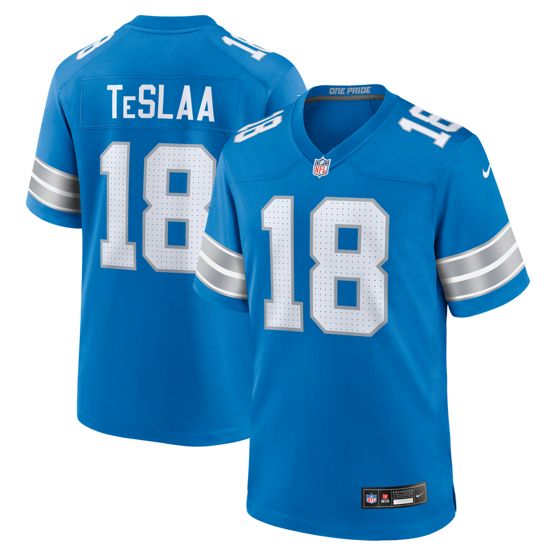 Isaac TeSlaa Detroit Lions Nike Alternate Game Player Jersey - Black Official NFL Team Apparel Football Fan Gear