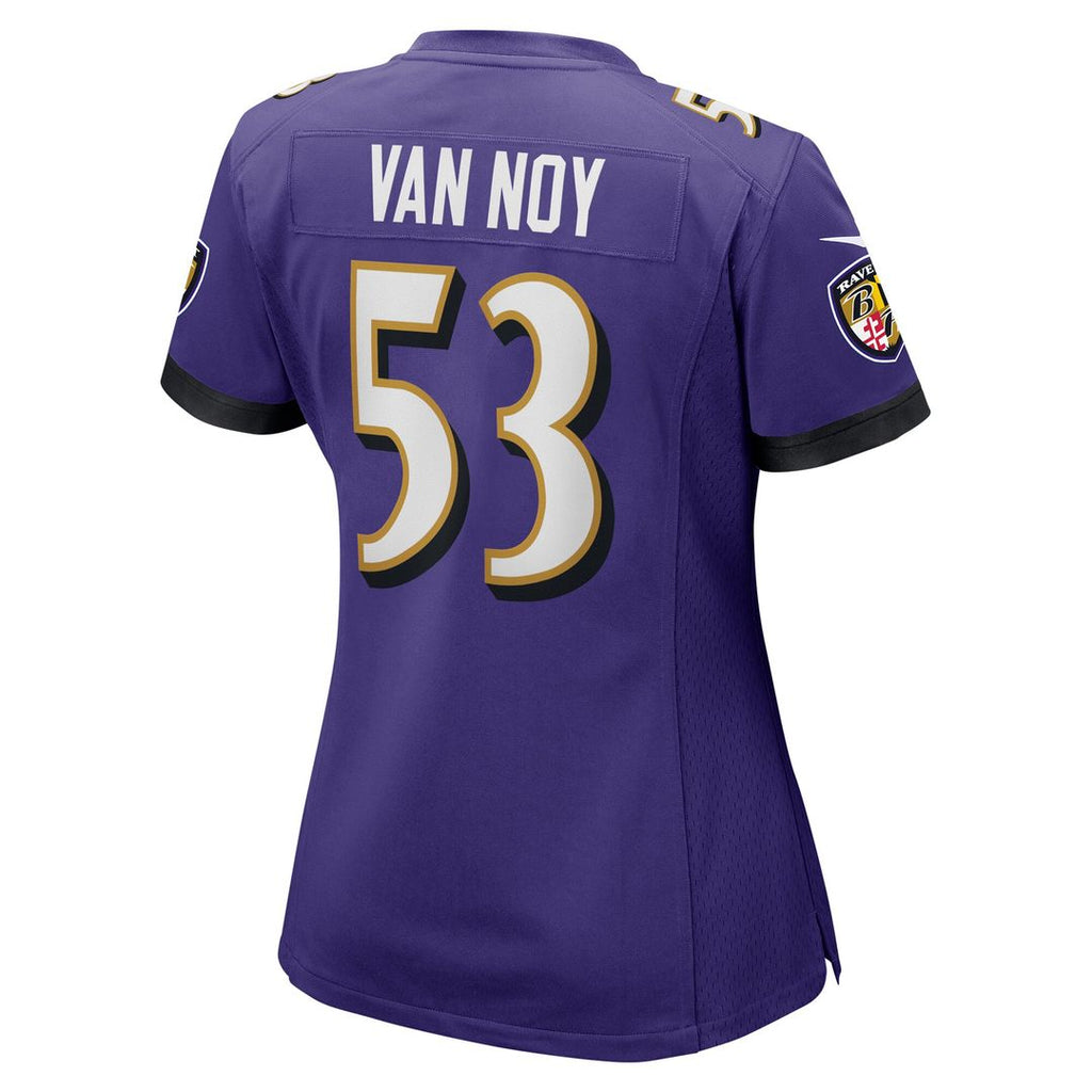 Kyle Van Noy Baltimore Ravens Nike Women's Game Jersey - Purple Official NFL Team Apparel Football Fan Gear