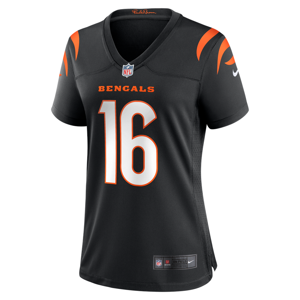 Joe Flacco Cincinnati Bengals Nike Women's Team Game Jersey - Black Official NFL Team Apparel Football Fan Gear