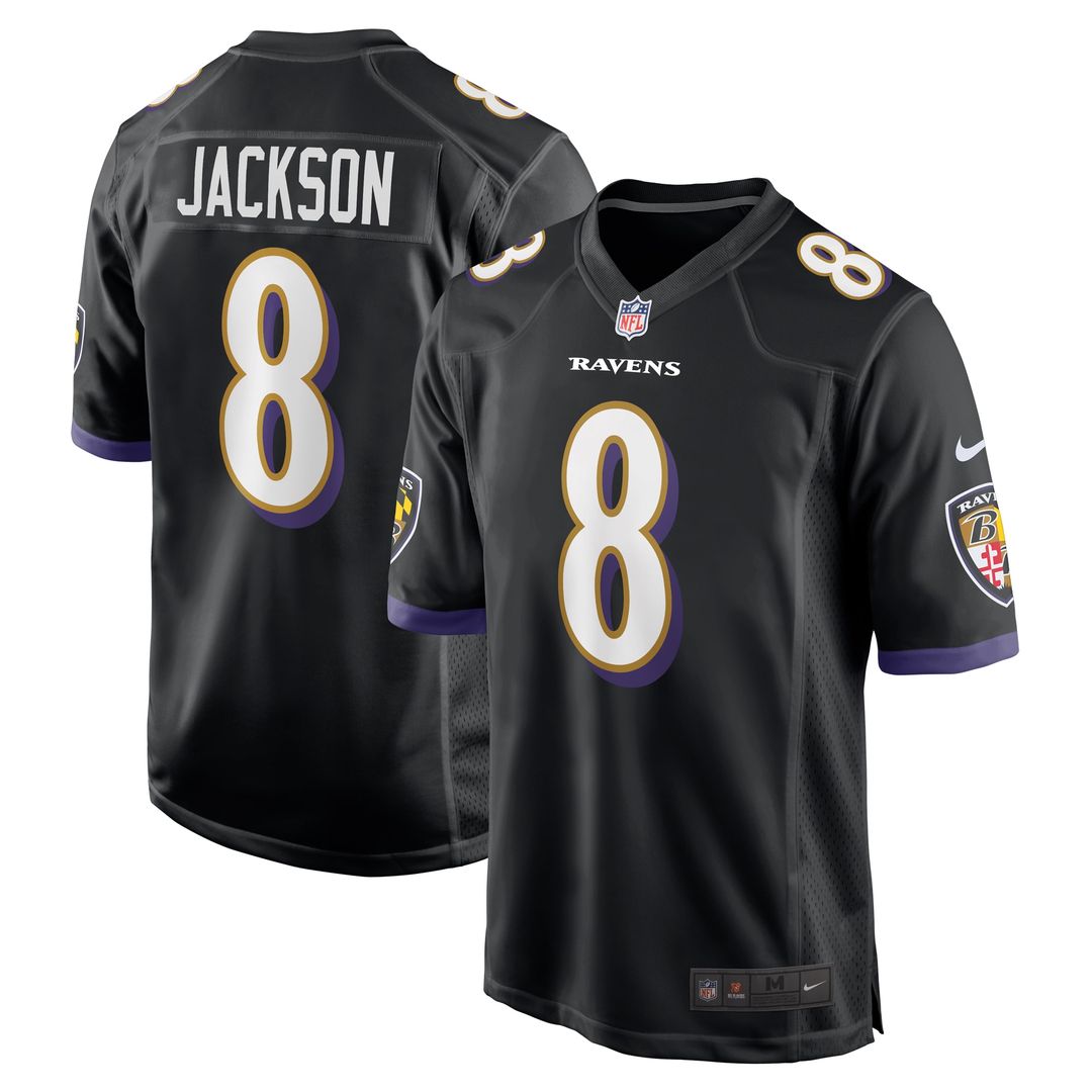 Lamar Jackson Baltimore Ravens Nike Game Jersey - White Official NFL Team Apparel Football Fan Gear