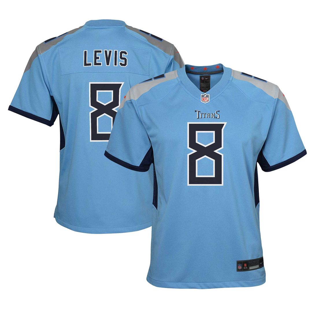 Will Levis Tennessee Titans Nike Youth Game Jersey - White Official NFL Team Apparel Football Fan Gear