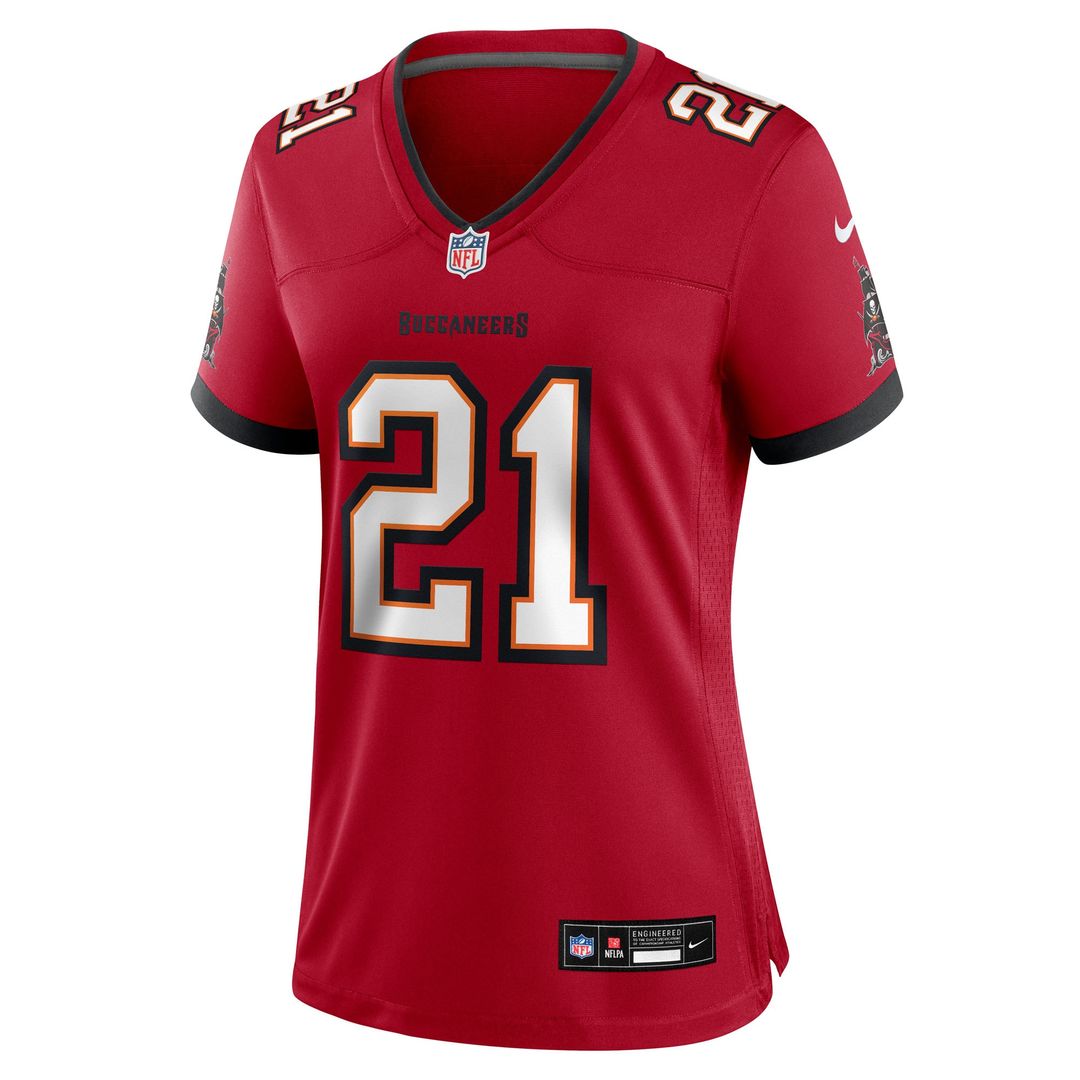 Benjamin Morrison Tampa Bay Buccaneers Nike Women's Team Game Jersey - Red Official NFL Team Apparel Football Fan Gear