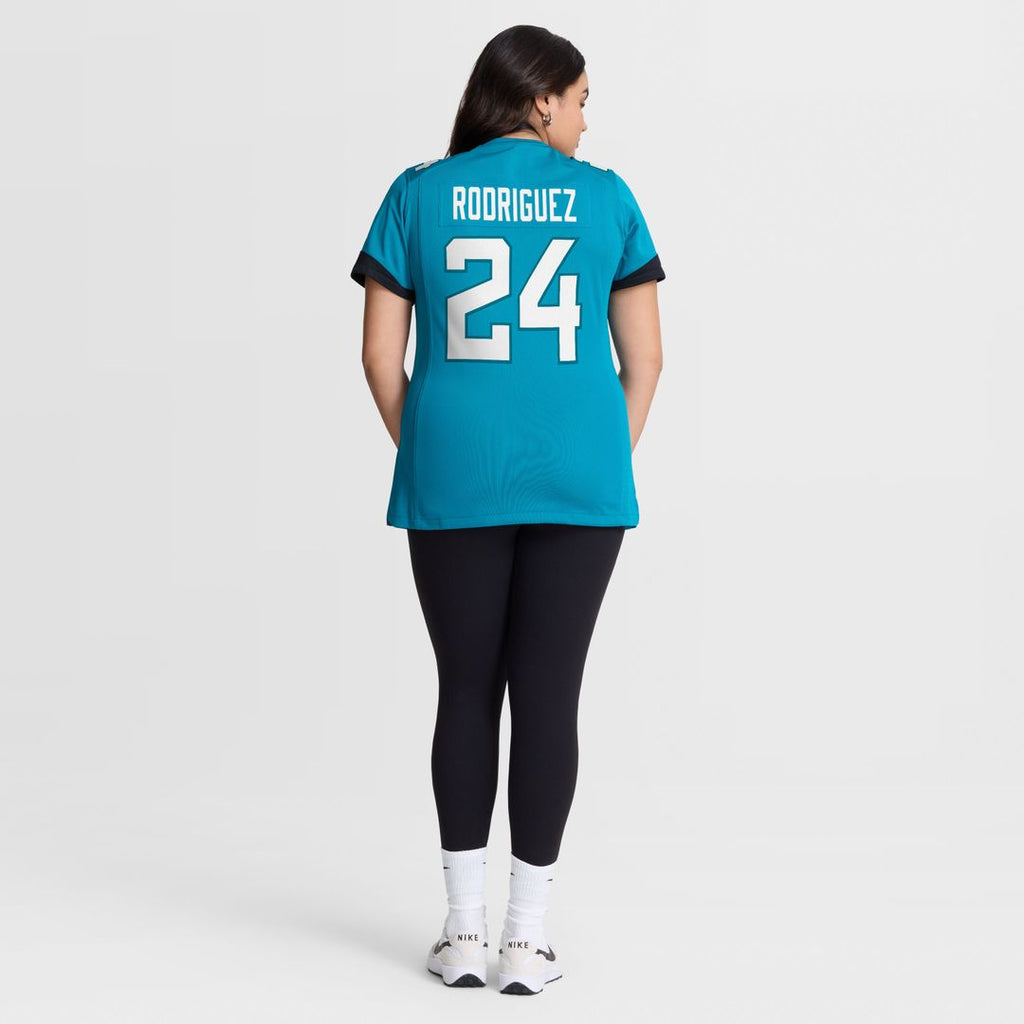 Chris Rodriguez Jacksonville Jaguars Nike Women's Team Game Jersey - Teal Official NFL Team Apparel Football Fan Gear