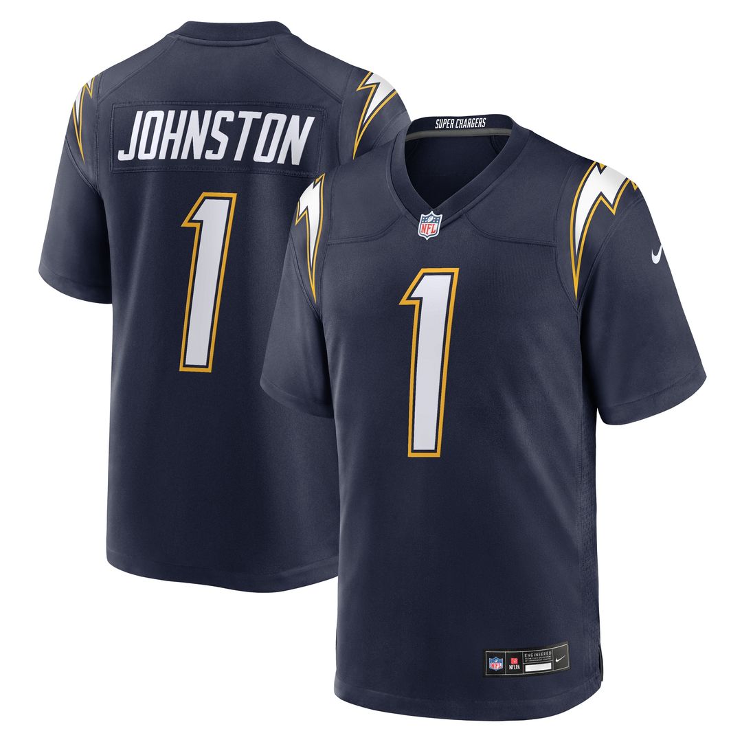 Quentin Johnston Los Angeles Chargers Nike Alternate Super Chargers Game Player Jersey - Navy Official NFL Team Apparel Football Fan Gear