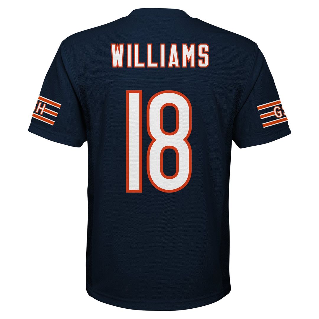 Caleb Williams Chicago Bears Youth Replica Player Jersey - Navy Official NFL Team Apparel Football Fan Gear