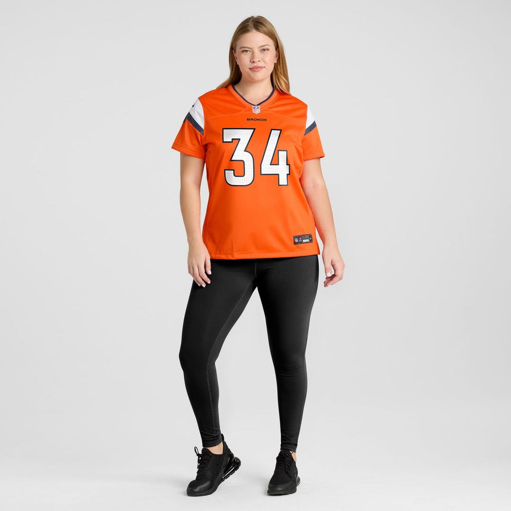 JL Skinner Denver Broncos Nike Women's Team Game Jersey - Orange Official NFL Team Apparel Football Fan Gear