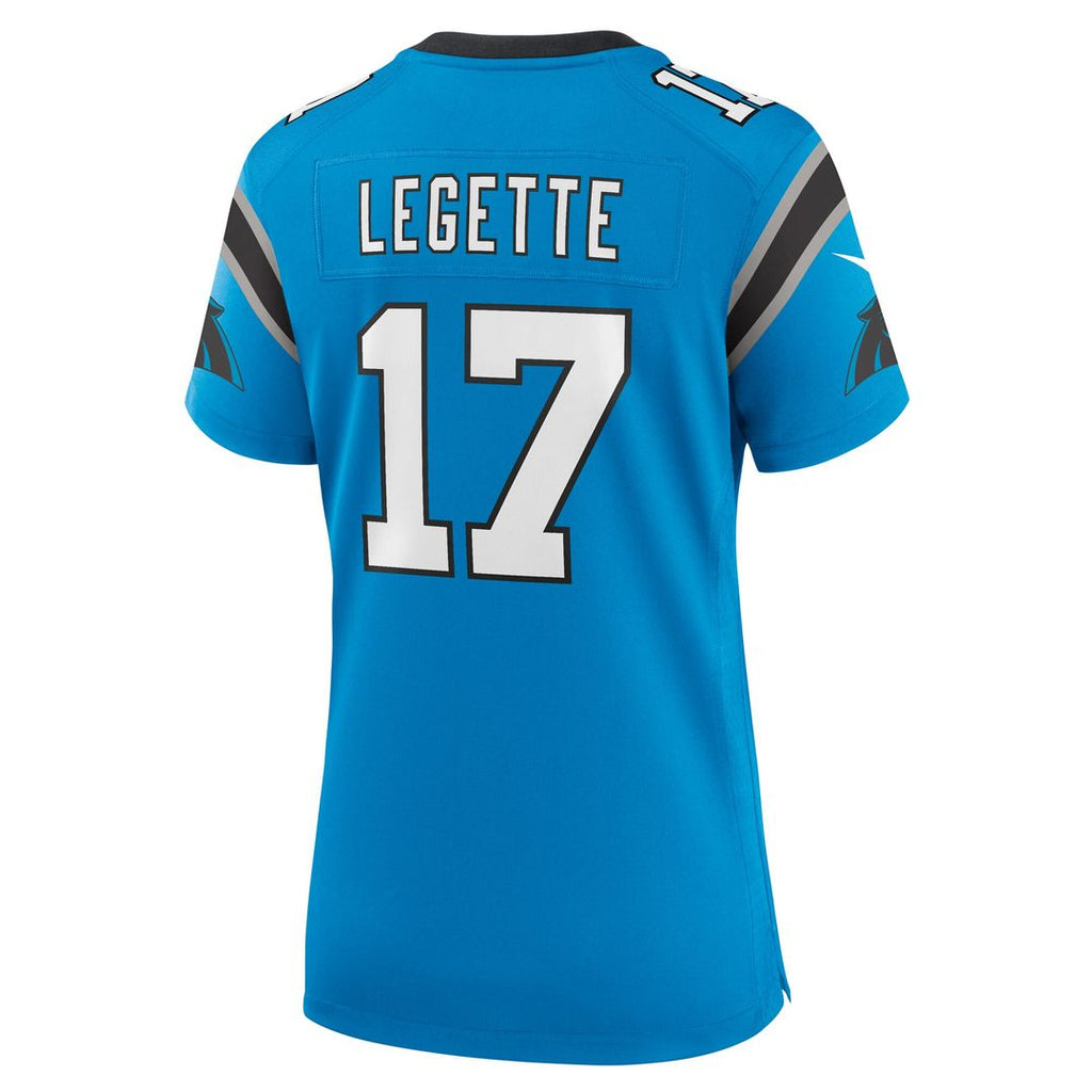 Xavier Legette Carolina Panthers Nike Women's Alternate Game Jersey - Blue Official NFL Team Apparel Football Fan Gear