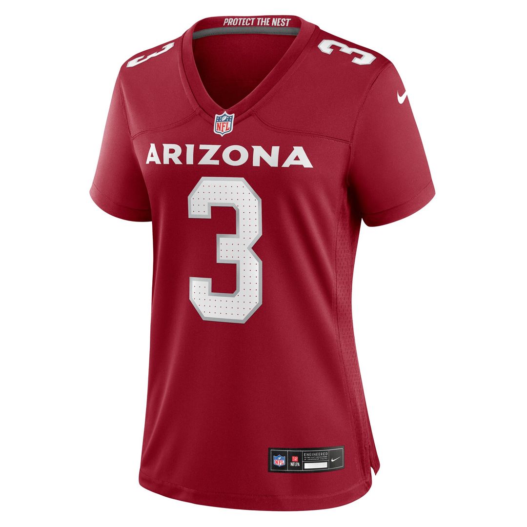 Budda Baker Arizona Cardinals Nike Women's Team Game Jersey - Cardinal Official NFL Team Apparel Football Fan Gear