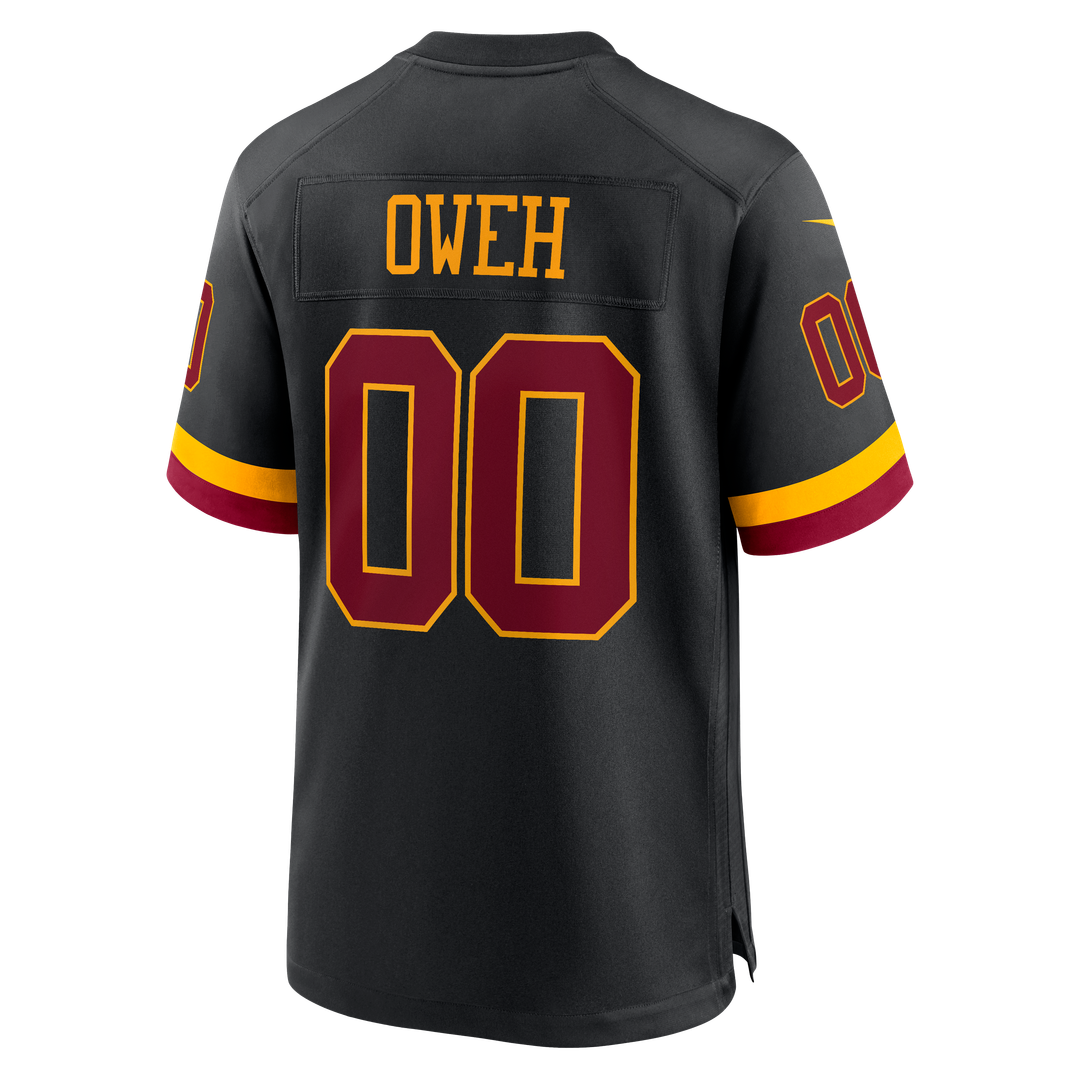 Odafe Oweh Washington Commanders Nike Hail Raiser Alternate Game Jersey - Black Official NFL Team Apparel Football Fan Gear