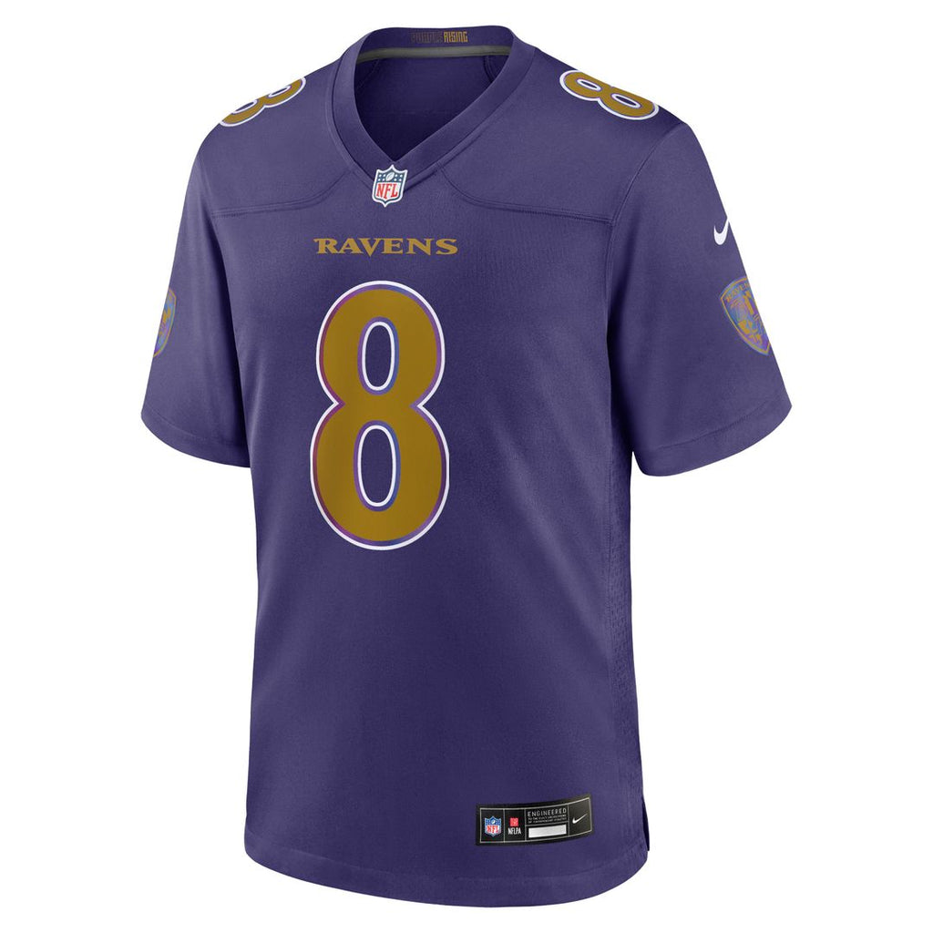 Lamar Jackson Baltimore Ravens Nike Game Jersey - White Official NFL Team Apparel Football Fan Gear