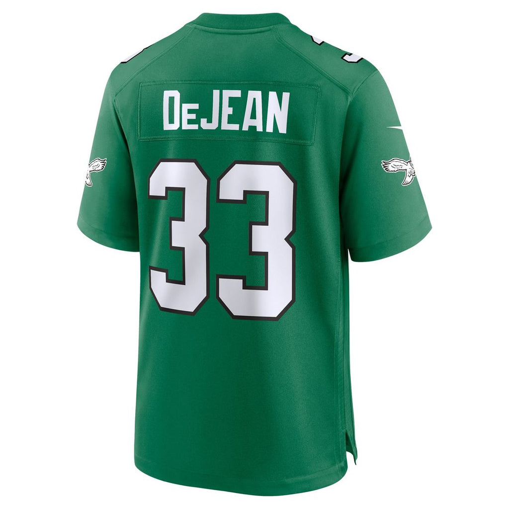 Cooper DeJean Philadelphia Eagles Nike Alternate Game Jersey - Kelly Green Official NFL Team Apparel Football Fan Gear